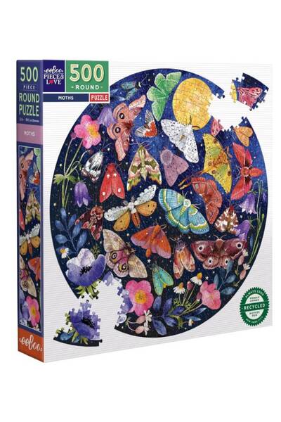 Eeboo Στρογγυλό παζλ 500 τεμαχίων με σκώρους (EPZFMOT)