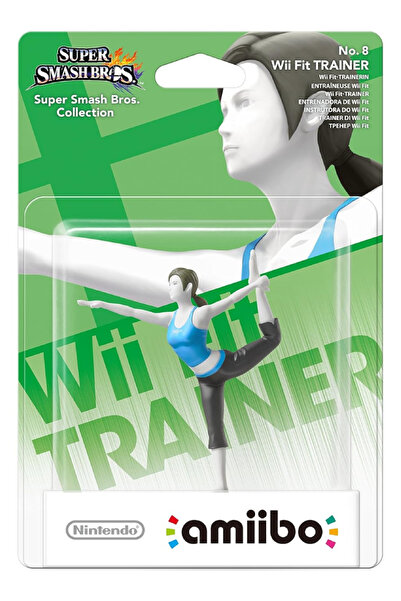 Nintendo Amiibo Smash Bros Wii Fit Trainer No 8