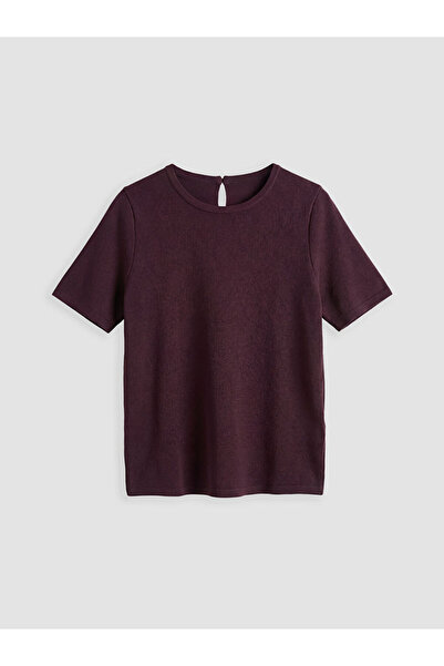 LC Waikiki NOUL SEZON DE LA GÜLİS GİYİM Pulover din tricotaj, culoare Prune B...