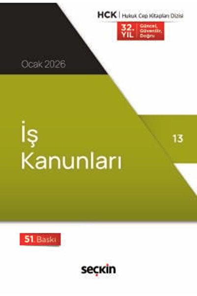 Seçkin Yayıncılık İş Kanunları (Cep Kitabı) (Yayına Hazırlayan) 51. Baskı, Şu...