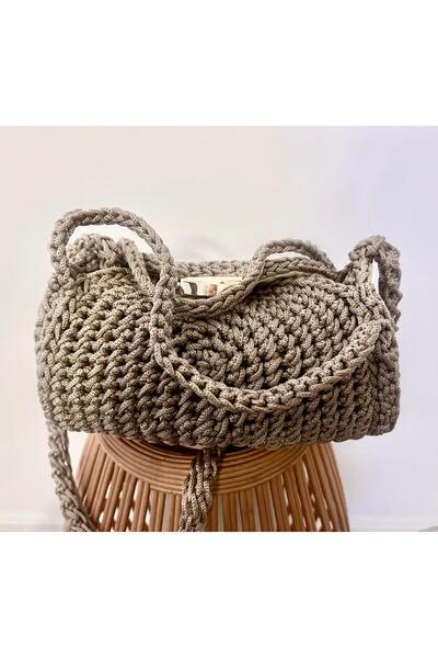 OEM Women's Bag , Champagne Knot, Compact design, cognac brown color, crossbo...