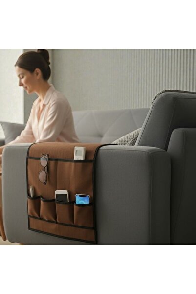 ipekbazaar 6 Cepli Koltuk Yanı Organizer, Leke Tutmaz Silinebilir Vinleks Der...