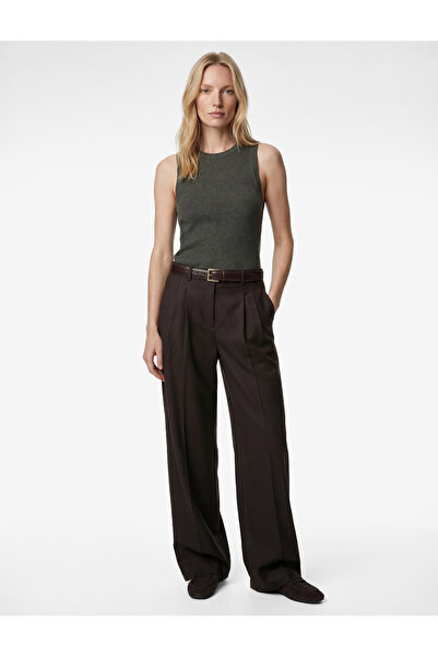 Koton Трикотажний топ з віскозною сумішшю та велосипедним коміром