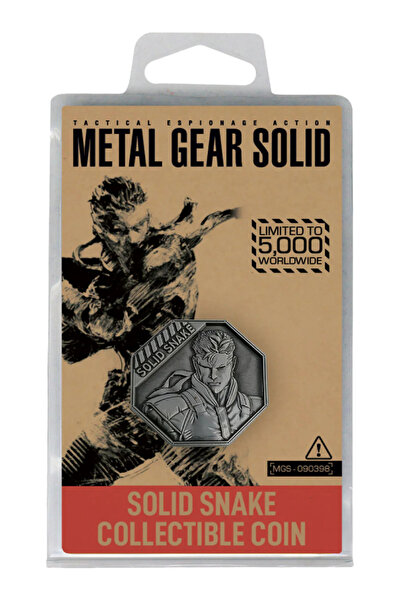 Fanatik Metal Gear Solid Limited Edition 'Solid Snake' Collectible Coin