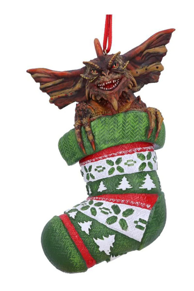 Nemesis Now Figurină Gremlins Mohawk în șosetă agățată 12cm