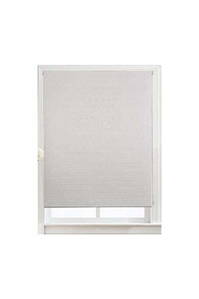 micasa Rectangular Shaped Jacquard Window Roller Blinds Light Grey 180 X 240 Cm