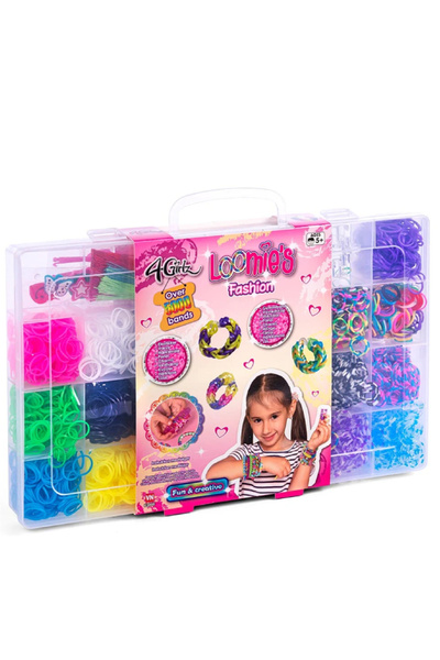 Girl 4-Girlz 5000+ loomie's in Suitcase (63006)