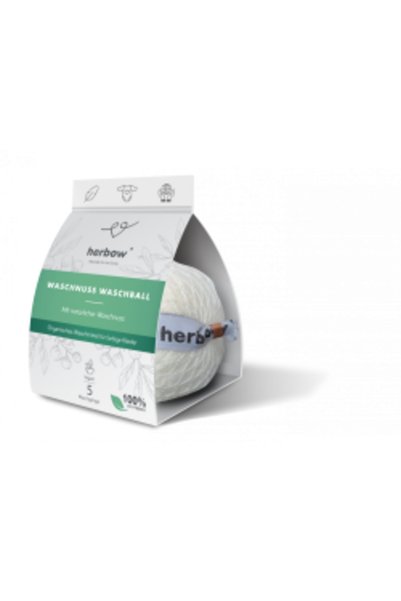 Herbow International Zrt. Minge de spălat cu nuci de săpun pentru haine colorate 1 buc/5 spălări