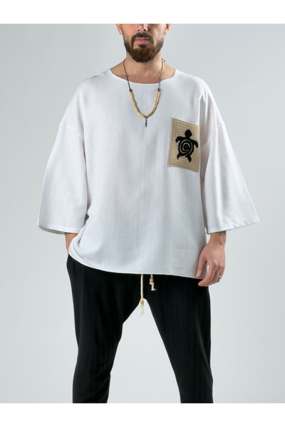 COCOPELLI Bijela Caretta muška majica sa kratkim rukavima T-shirt COC2875