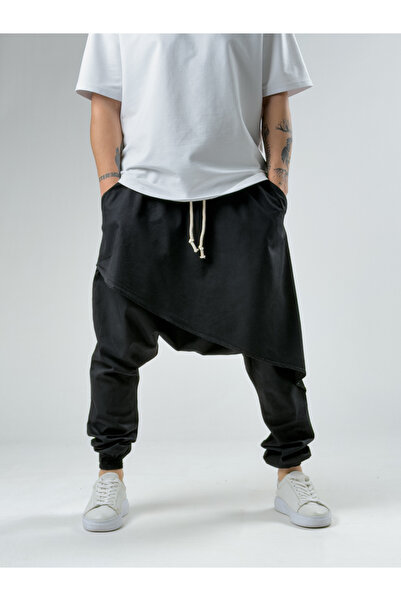 COCOPELLI Design Gabardine Men's Black Shalwar Coc2894