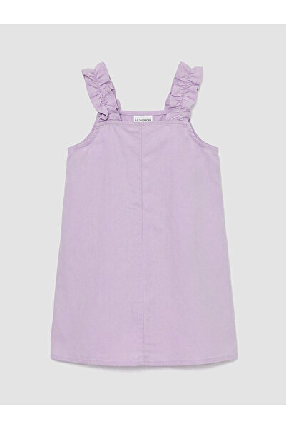 LC Waikiki GiyÇık Store Λιλά Λεπτομέρεια με βολάν Ολόσωμη φόρμα για κορίτσια