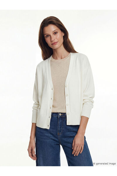 LC Waikiki V Planting Women's Knitwear Cardigan for Style Seekers from Uzg Store