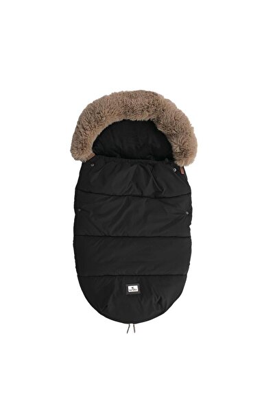 LORELLİ Winter Stroller Footmuff Luxe Black, Fleece Lined, Waterproof, Detach...