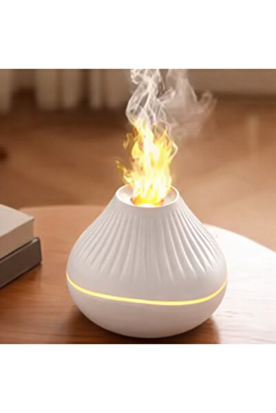 SP ISNUP Air humidifier, aroma diffuser, electronic water diffuser with flame...