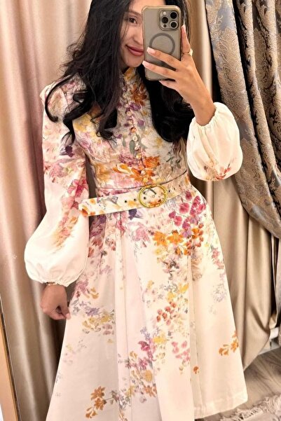 Pulli Collection Zimmerman Model Lined Dress with Belt Included