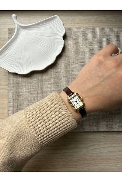 rubsey Retro Minimal Leather Cord Vintage Women's Wristwatch