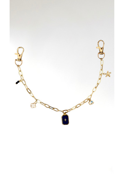 CULTE Hooked- Çift Kancalı Zincir Çanta Charmı, Çanta Aksesuarı, Süsü