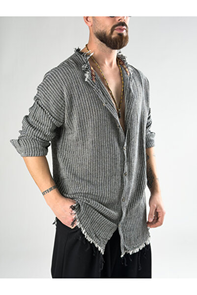 COCOPELLI Pis Yaka Men's Black Buldan Shirt Coc2862