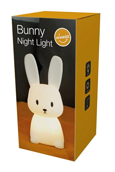Winkee Lampă de masă cu lumină de noapte Iepure