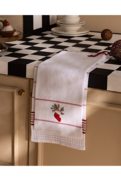 Madame Coco Chardon 2-х частий набір кухонних рушників із 100% бавовни - білий