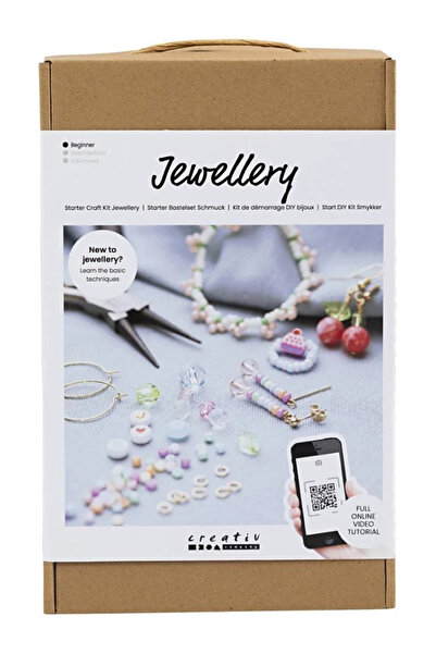 Creativ Company Set DIY Kit Starter Craft Kit Jewellery Vibrant colours (970857)