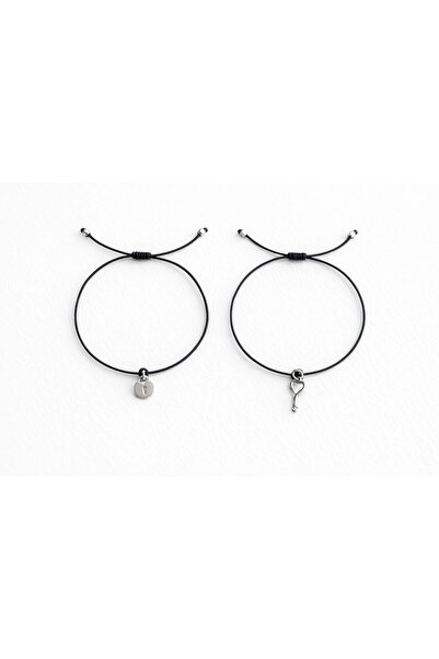 Handmade Adjustable size key and padlock couple set