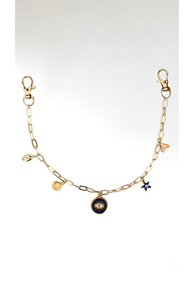 CULTE Hooked- Çift Kancalı Zincir Çanta Charmı, Çanta Aksesuarı, Süsü