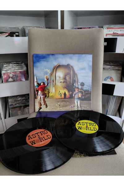 Plakperest Travis Scott – Astroworld - 2018 Avrupa Basım Albüm 2xLP Plak /Hip...