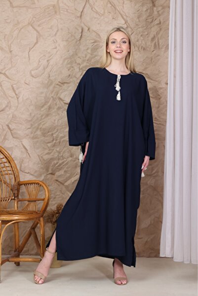 mervemoda Plus Size Oversize Dress