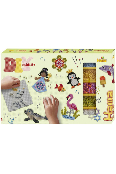 Hama Beads Hama gift box approx. 6,000 beads + 3 plates (383047)