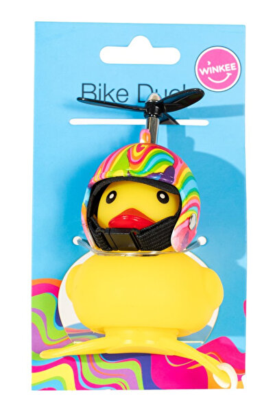 Winkee Puterea florilor cu rață cu bicicletă