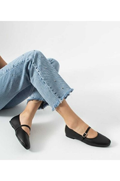 FEMME FATALE Balerini cu vârf rotund, talpă ortopedică plată, pentru purtare ...