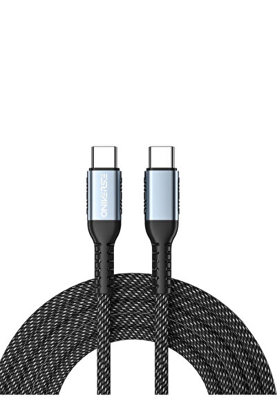 Oniverse USB-C към USB-C 100W кабел за бързо зареждане 2 м, черен - Playstati...