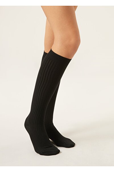 Calzedonia Ribbed Cashmere Long Socks