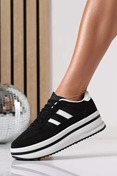 Zaira Women's black sneakers made of eco- Leather Francesca #24477 - 40