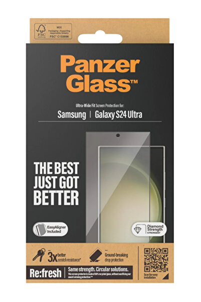 Panzer Glass Protector de ecran PanzerGlass pentru Galaxy S24 Ultra, cu acope...