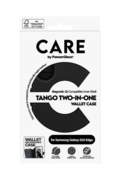 Panzer Glass Carcasă CARE by PanzerGlass, portofel Tango 2-in-One cu compatib...