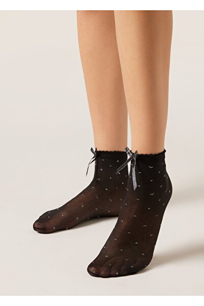Calzedonia Bow-Tied and Glittery Socks