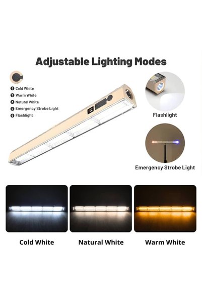 ACCEPT فانوس طوارئ LED قابل لإعادة الشحن