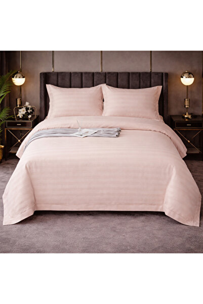 Casa Pucioasa Beige Damask Bed Linen 4 Pieces 160x200/180x200, Elastic,