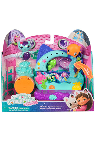 Master Toys Gabby's Dollhouse The Movie 'MerCat's' Aquarium Balcony (20152984)