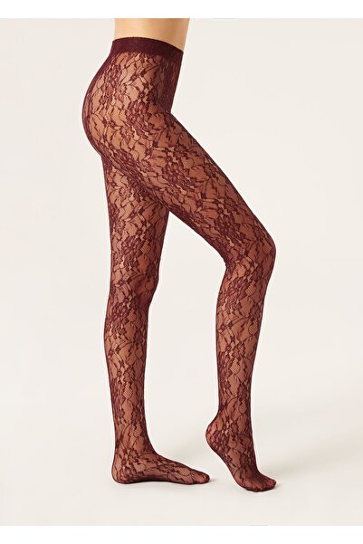 Calzedonia Floral Patterned Lace Pantyhose