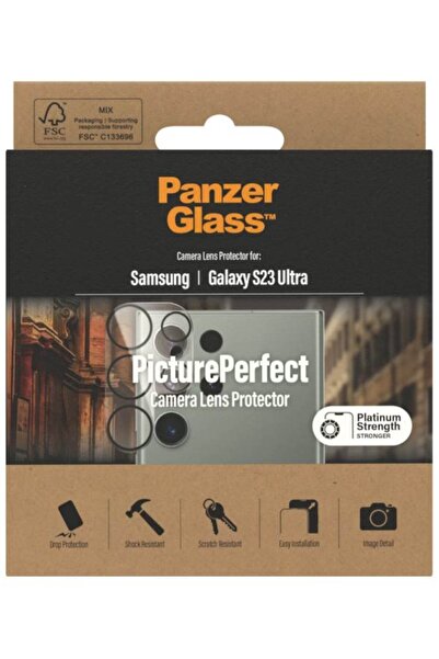 Panzer Glass Protecție lentilă cameră PanzerGlass pentru Samsung Galaxy S23 U...