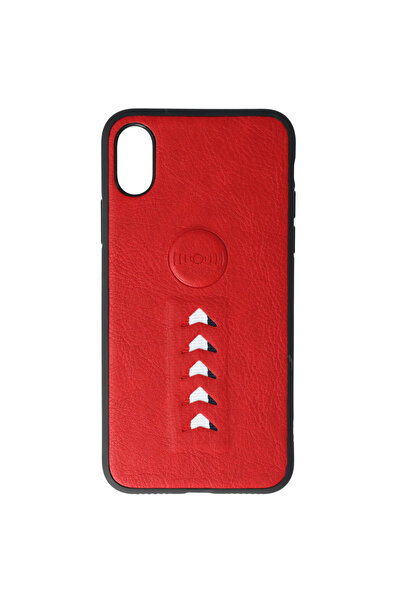 SEP TPU Leather Arrow Apple iPhone X Red case
