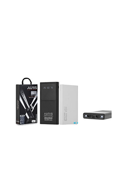 Auris 44.5W 12.000 mAh Powerbank – Hızlı Şarj Destekli Taşınabilir Şarj Cihazı
