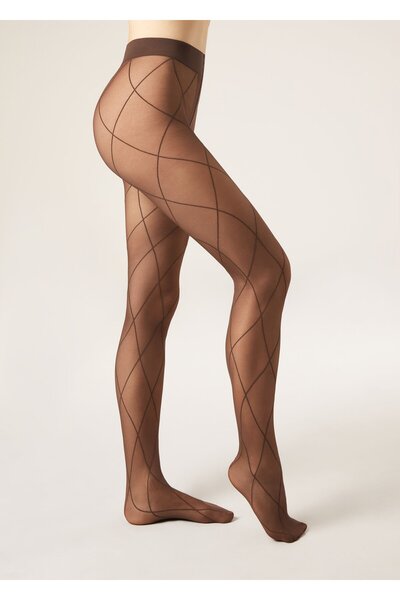 Calzedonia Baklava Patterned Thin Pantyhose