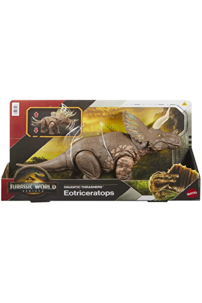 mattel Jurassic World Rebirth Gigantic Thrashers - Eotriceratops (JGB93)