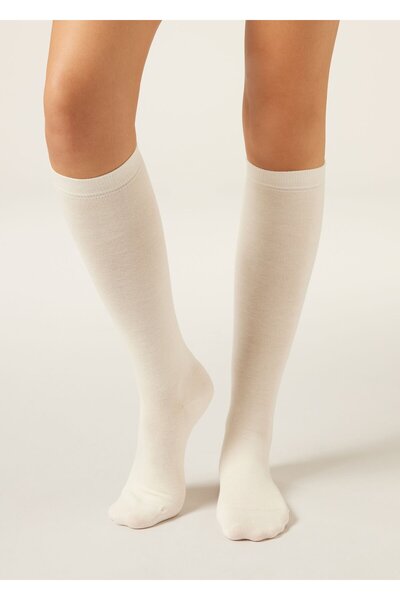 Calzedonia Satin Cotton Long Socks