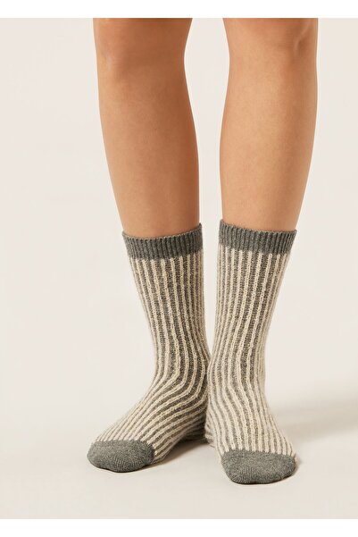 Calzedonia Silvery Cashmere Blend Socks