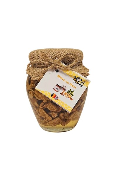 APITRIF Miere de salcâm cu nuci 370 g, 100%